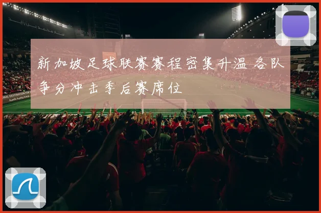 新加坡足球联赛赛程密集升温 各队争分冲击季后赛席位