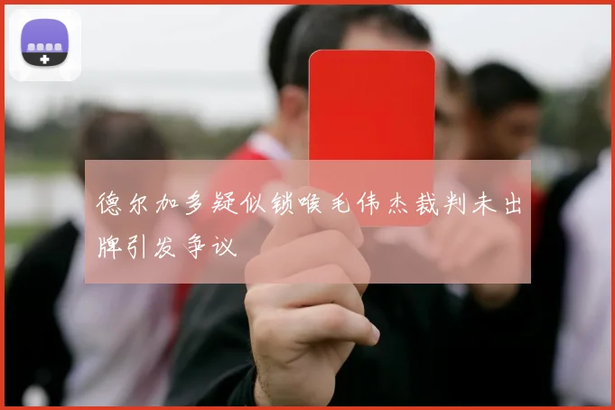 德尔加多疑似锁喉毛伟杰裁判未出牌引发争议