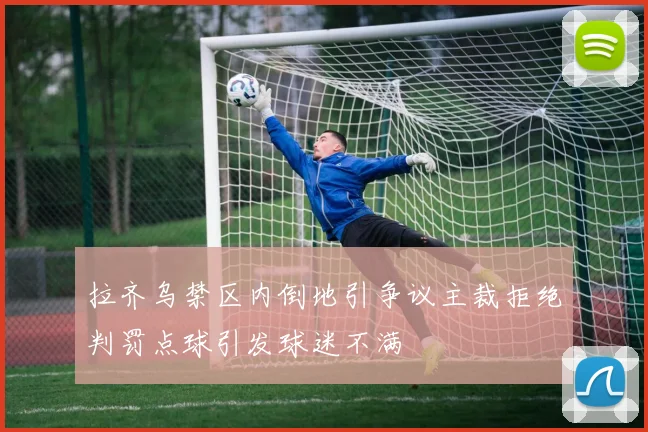 拉齐乌禁区内倒地引争议主裁拒绝判罚点球引发球迷不满